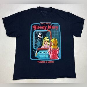 Creepy Co Bloody Mary Hobbies & Games Graphic T-shirt Men XL Black Short Sleeve